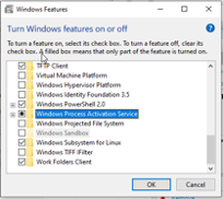 Windows Features